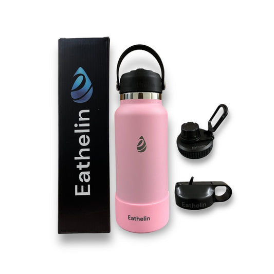 32 oz (950 ml) Stainless Steel Sports Water Bottle - Blush