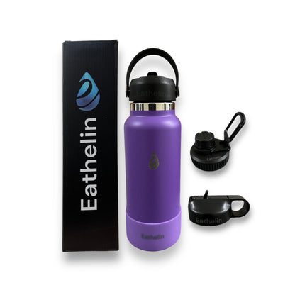 32 oz (950 ml) Stainless Steel Sports Water Bottle - Mauve