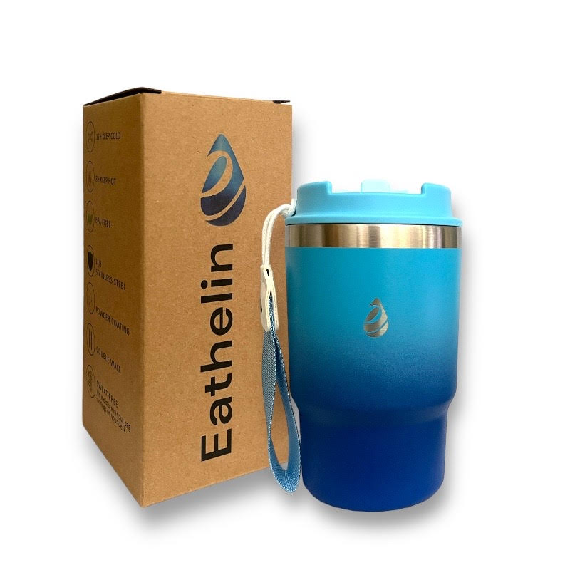 Eathelin 16oz (473ml) Cuppa Stainless Steel Cup - Waves