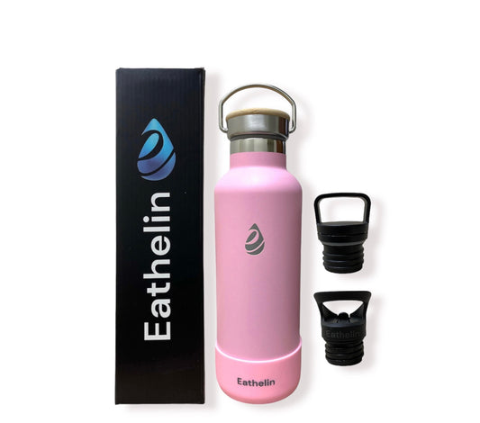 20 oz (600 ml) Stainless Steel Flask - Blush