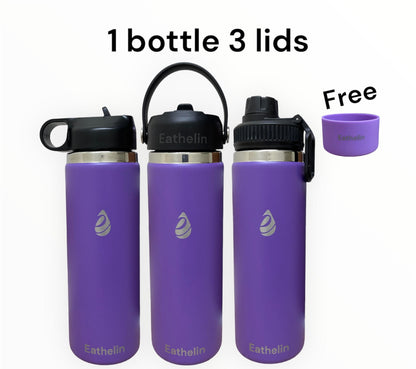 20 oz (600 ml) Stainless Steel Sports Water Bottle - Mauve